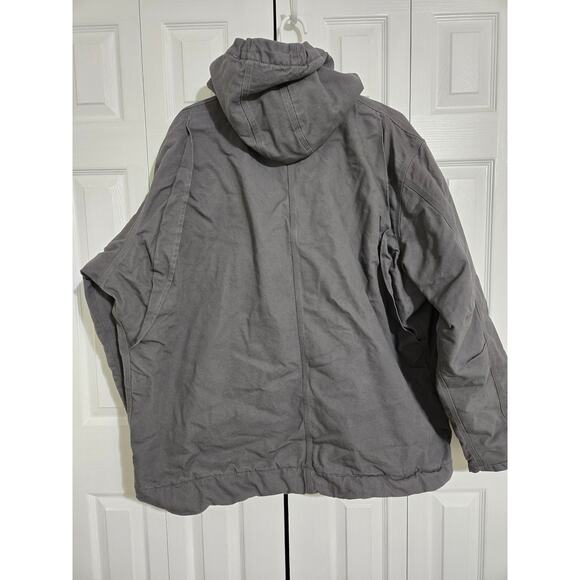 Carhartt 4xl men's sherpa lined utility jacket. Related fit washed duck - Picture 5 of 8